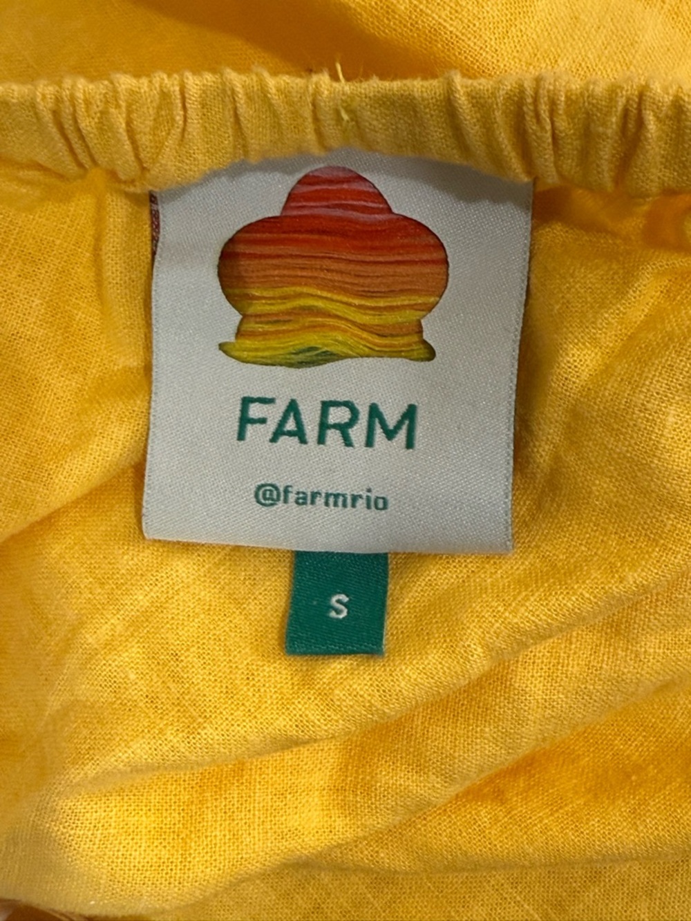 FARM Rio Vibrant Yellow One-Shoulder Maxi Dress - Picture 7 of 9